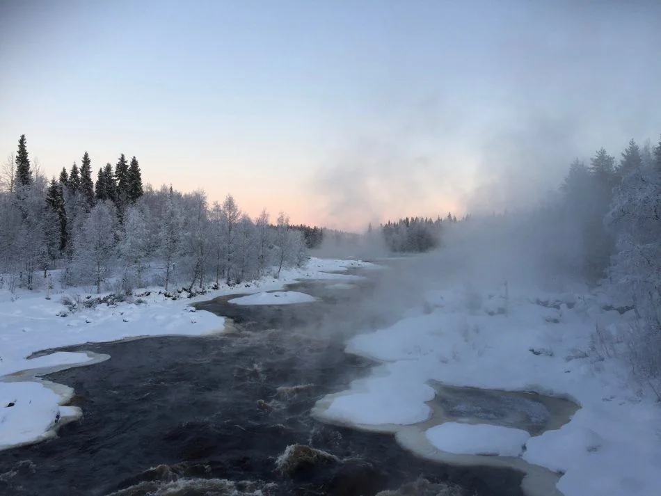 Winter rivers