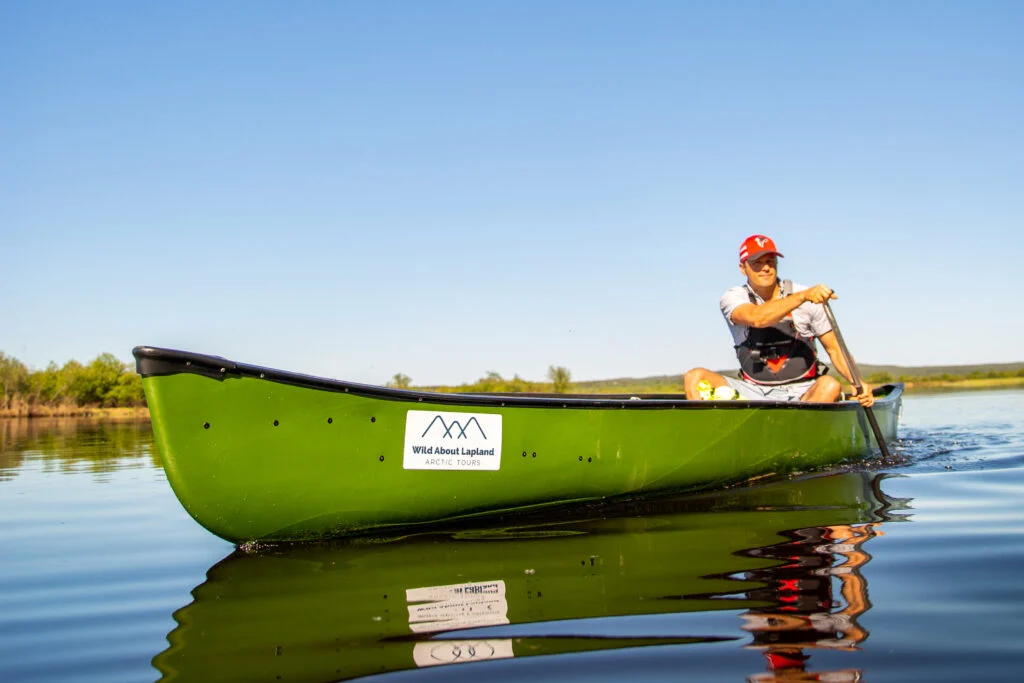 Canoeing with professional guides