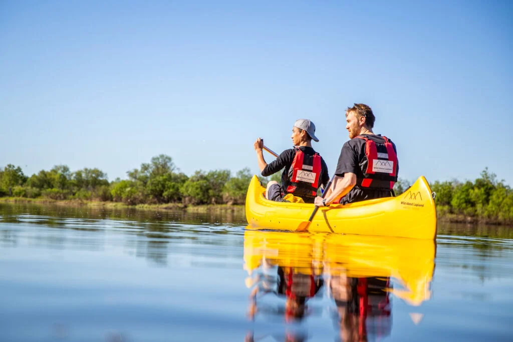 Canoeing trip in Rovaniemi