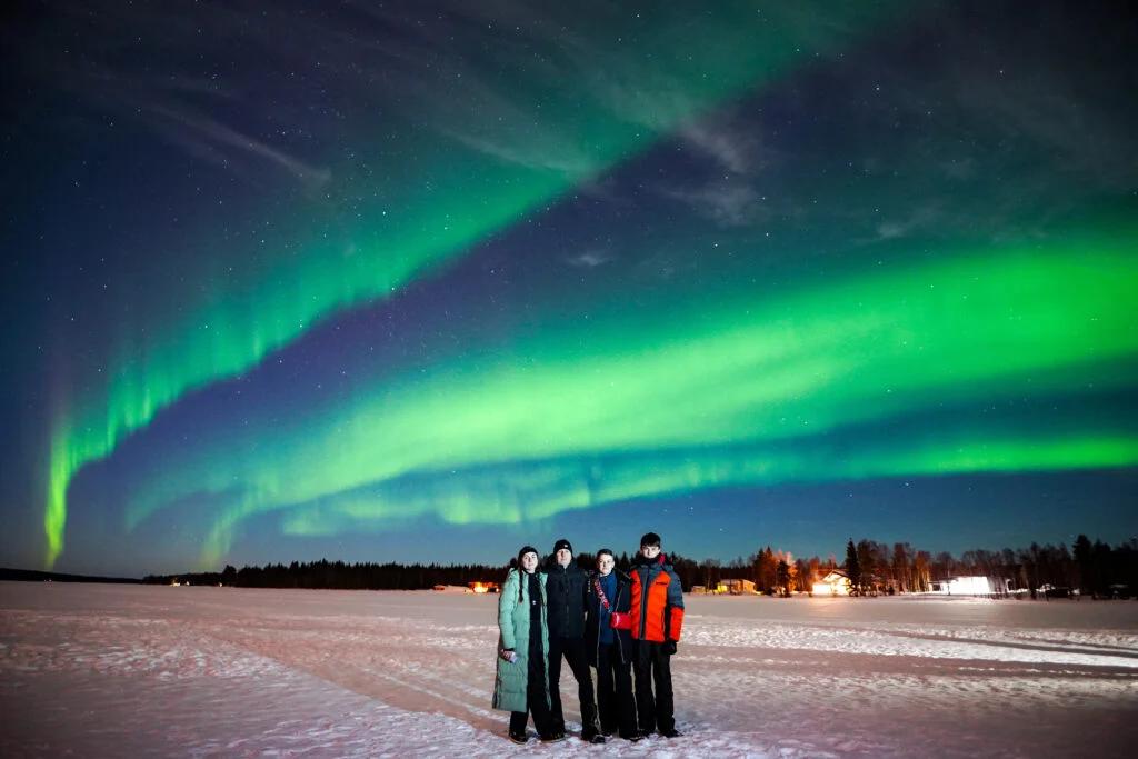 Enjoy the magic of Aurora Borealis with your loved ones!