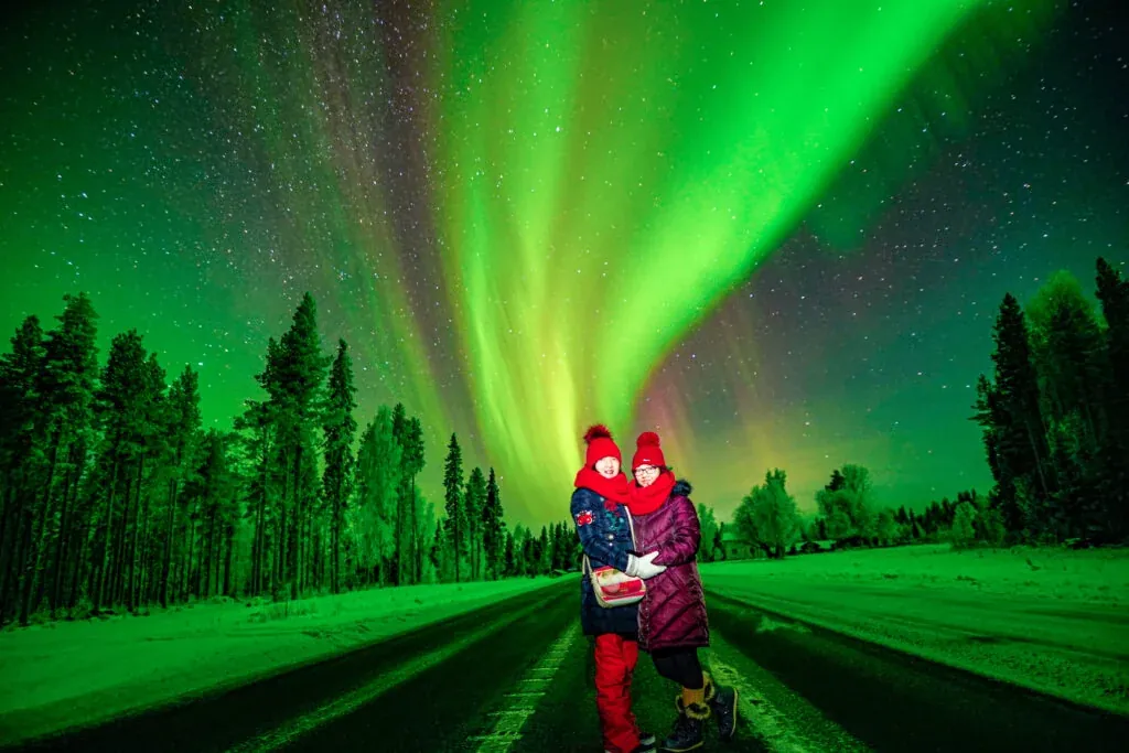 Northern Lights hunting adventure in Lapland