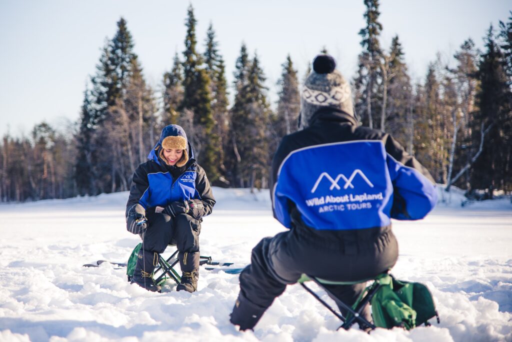 Ice Fishing Trip in Rovaniemi
