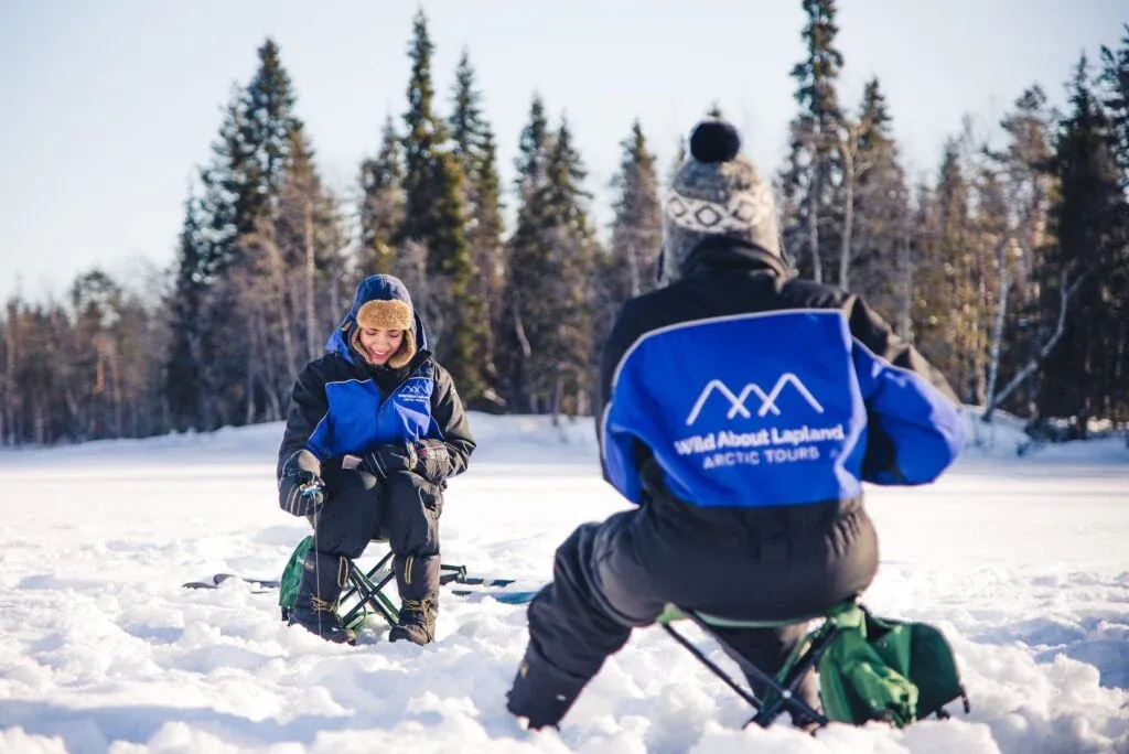 Ice Fishing Trip in Rovaniemi