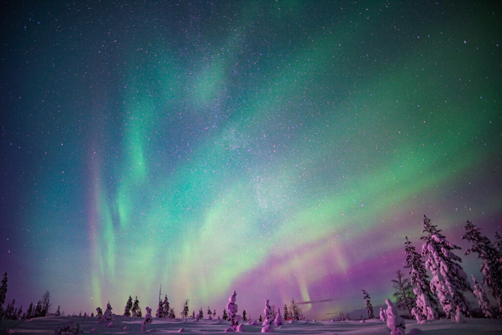 Magical Aurora Borealis in Lapland