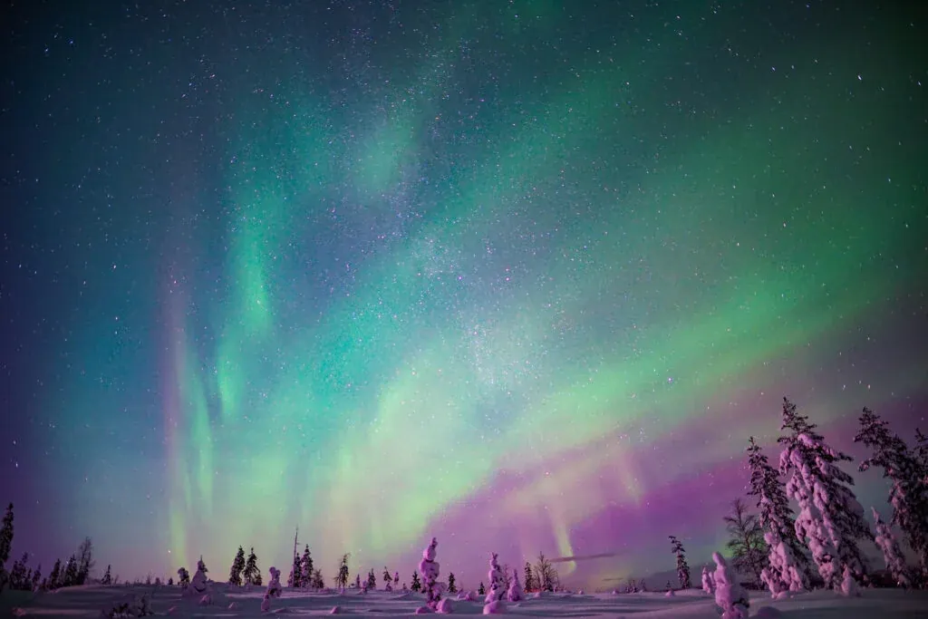 Northern Lights in Rovaniemi, Lapland