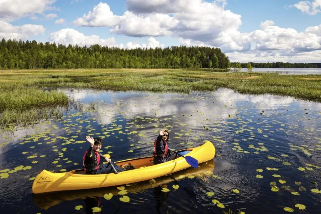 Authentic Reindeer Farm Visit with Canoe Trip in Lapland
