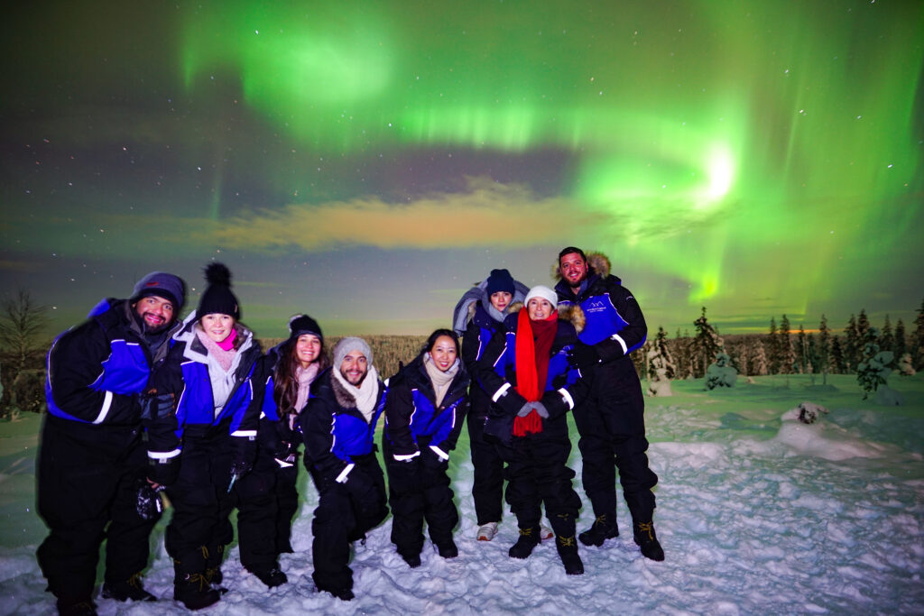 Enjoy the magic of Aurora Borealis with your loved ones!