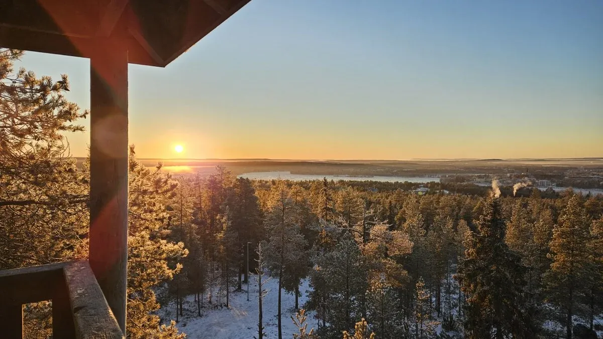 Sunset at Ounasvaara