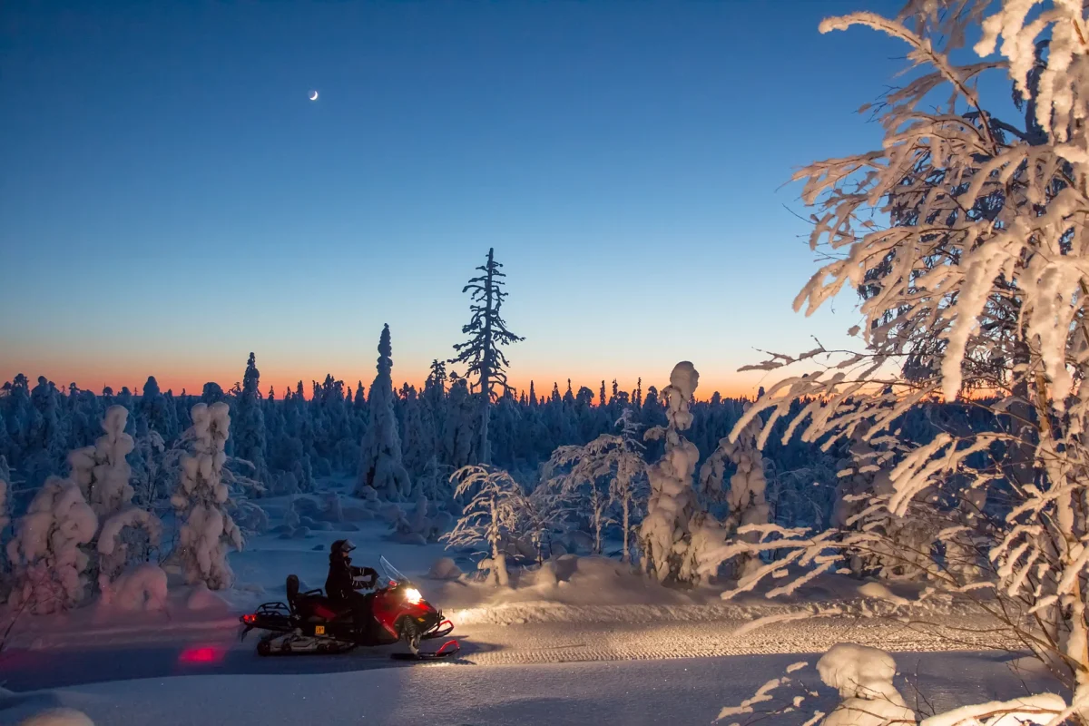 Evening Snowmobile Tour