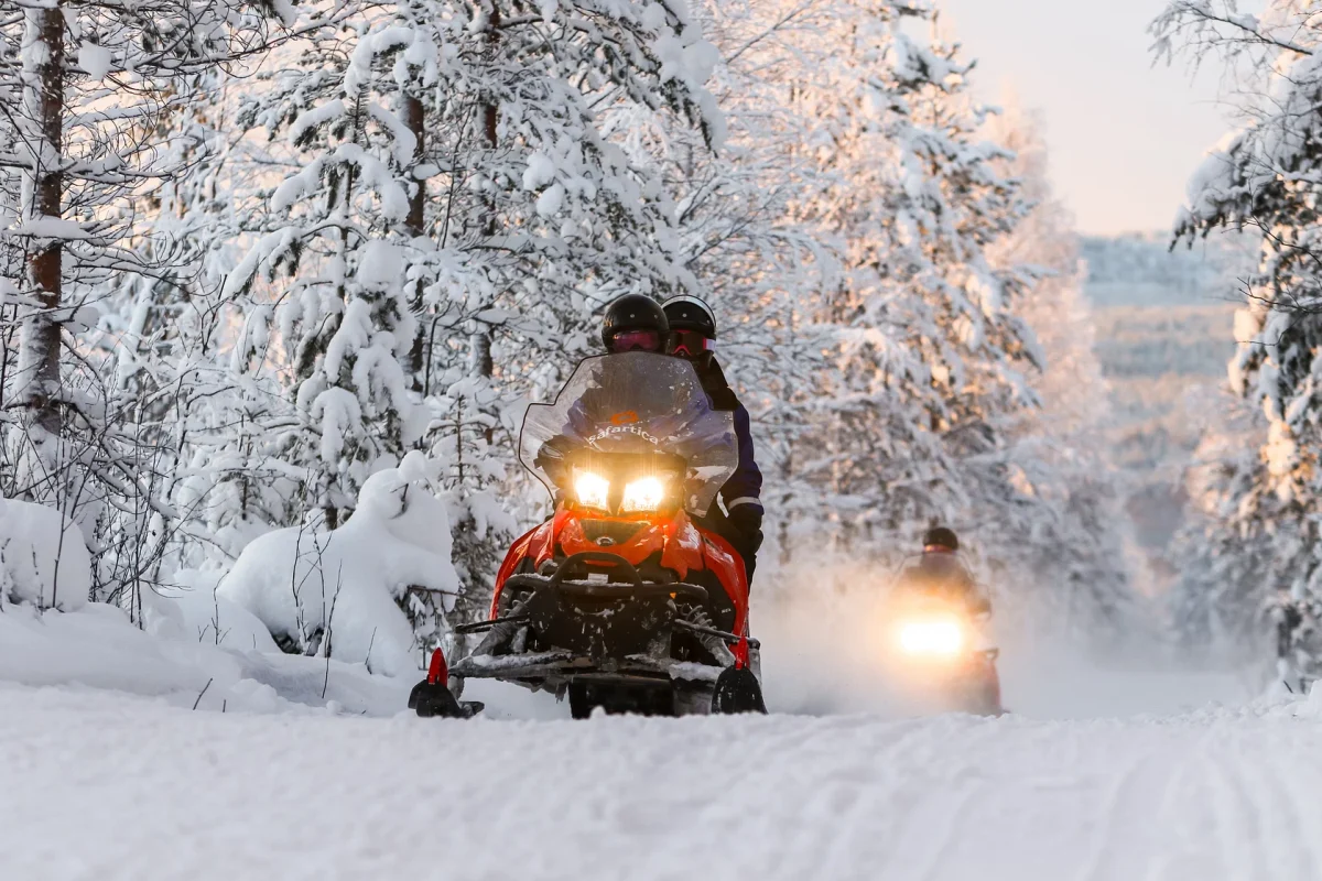 Snowmobile Safari in Lapland