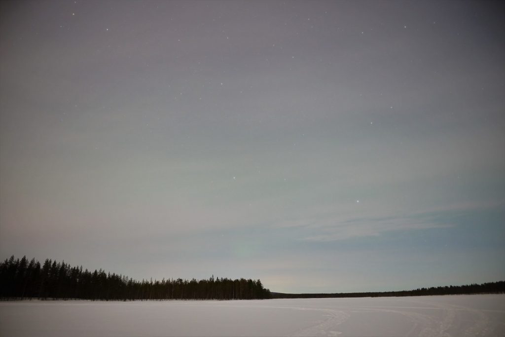 pale northern lights