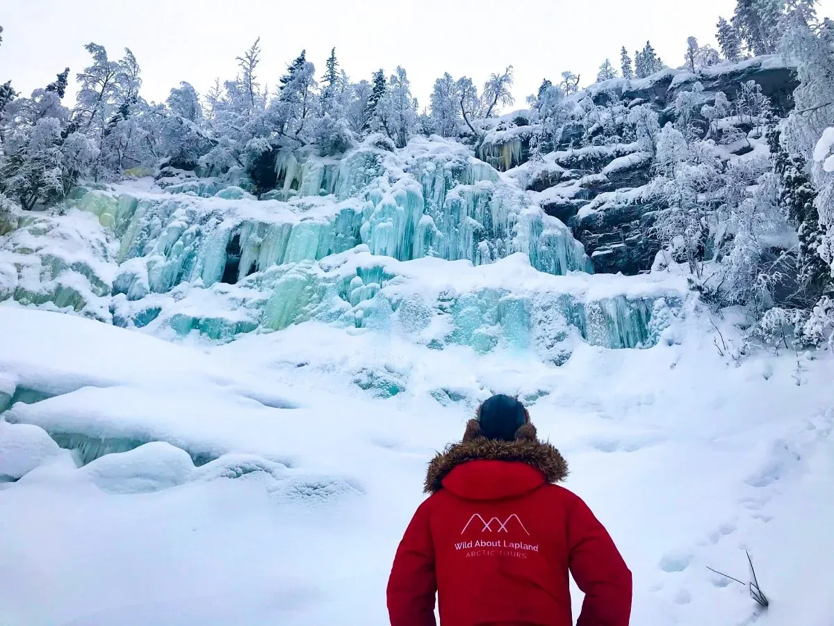 Korouoma Canyon Frozen Waterfalls