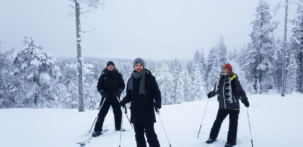 Ski trekking safari