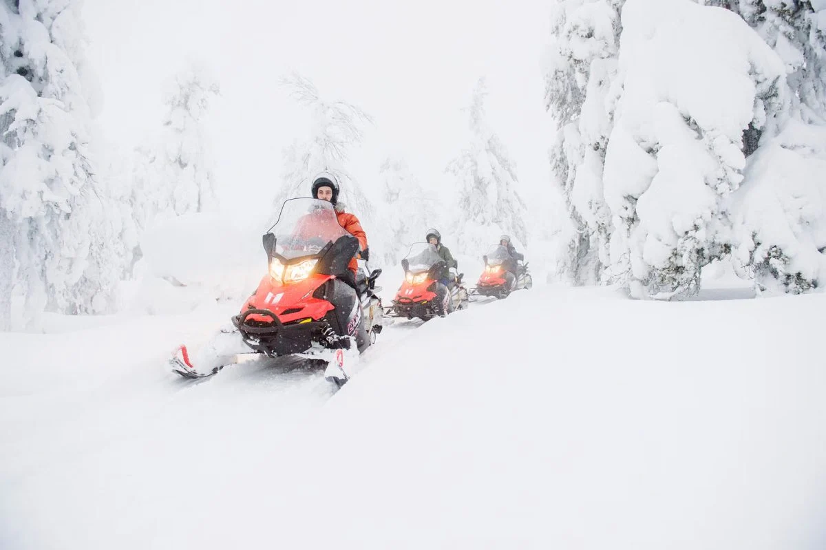Snowmobile Adventure in Lapland