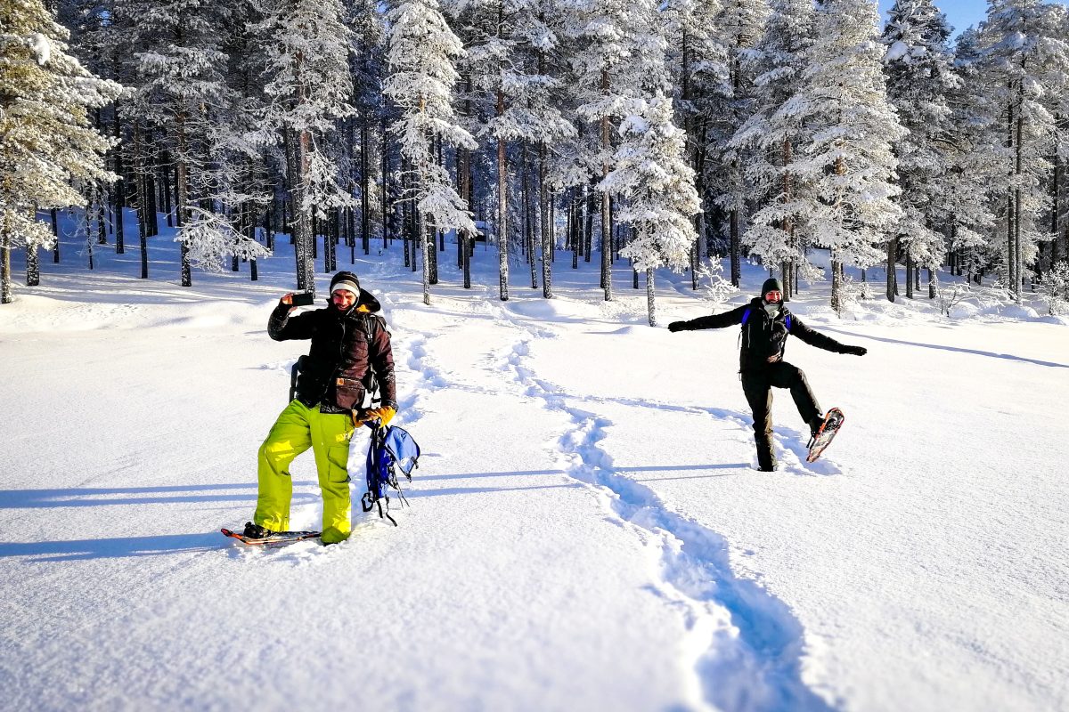 Snowshoeing Trip in the Wilderness
