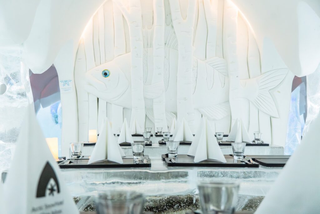 Visiting package: Introduction to Arctic SnowHotel with lunch at the Ice Restaurant