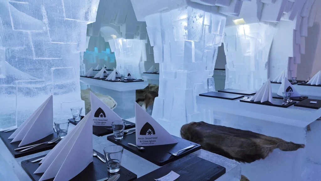 Visiting package: Introduction to Arctic SnowHotel with lunch at the Ice Restaurant